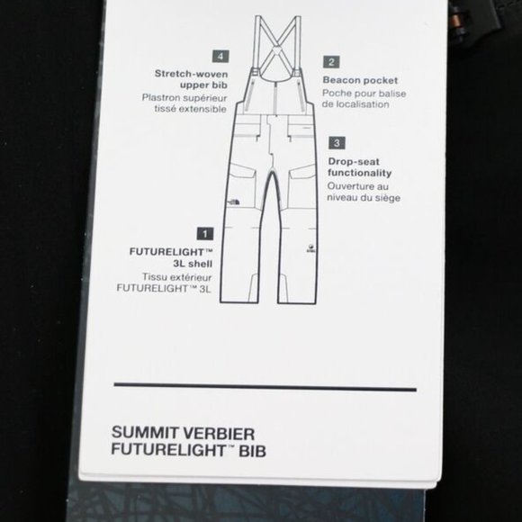 The North Face Verbier Ski Pants Summit Series FUTURELIGHT Men's Size XL Bibs - Picture 8 of 14